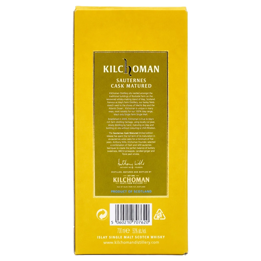 Kilchoman Sauternes Cask 2024 whisky DRS (0,7L / 50%) | KILCHOMAN