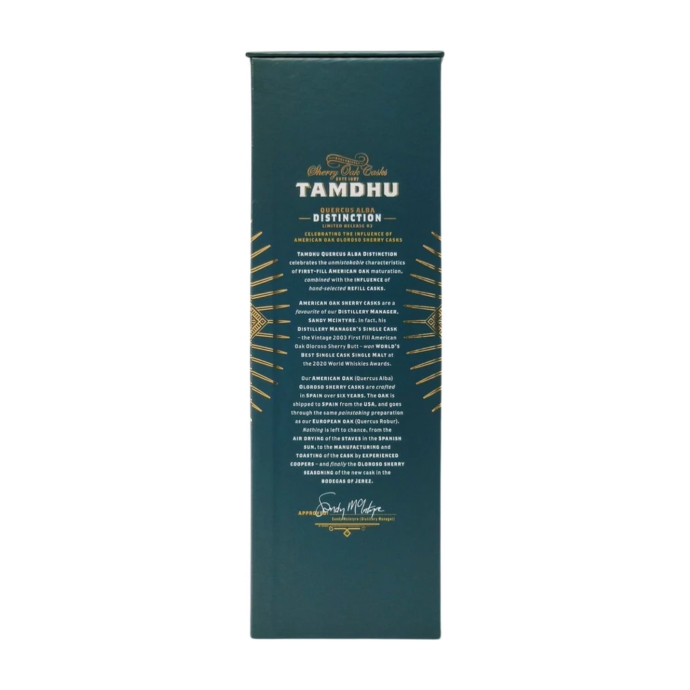 Tamdhu Quercus Alba Distincton III whisky DRS (0,7L / 48%) - Rum