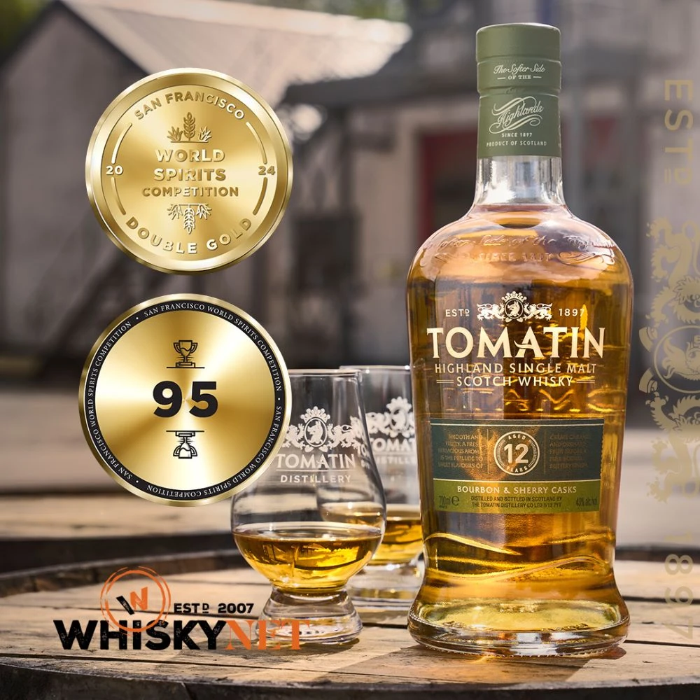 Tomatin 12 éves whisky DRS (0,7L / 43%) | TOMATIN | WhiskyNet