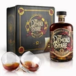 The Demons Share 12 éves rum ajándékcsomag 2 pohárral DRS (0,7L / 41%)