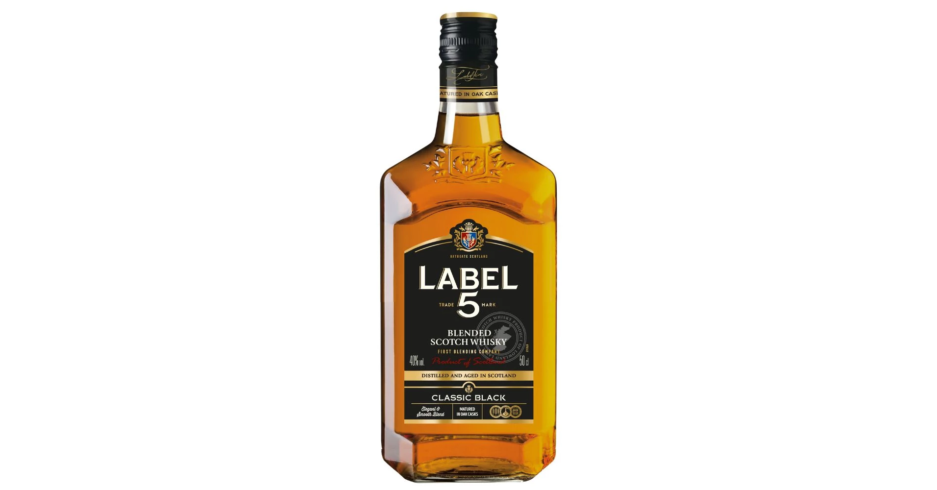 Label 5 Classic Blended whisky DRS (0,5L / 40%) | Label5 | WhiskyNet