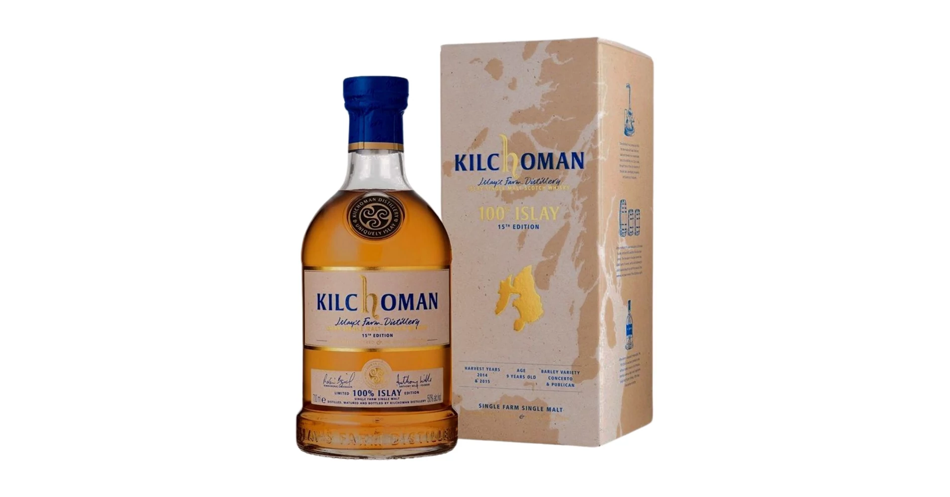 Kilchoman 100% Islay 15th Edition whisky DRS (0,7L / 50