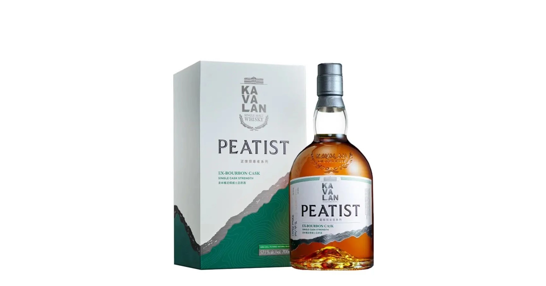 Kavalan Peatist Ex-Bourbon Cask whisky (0,7L / 54%) | | WhiskyNet