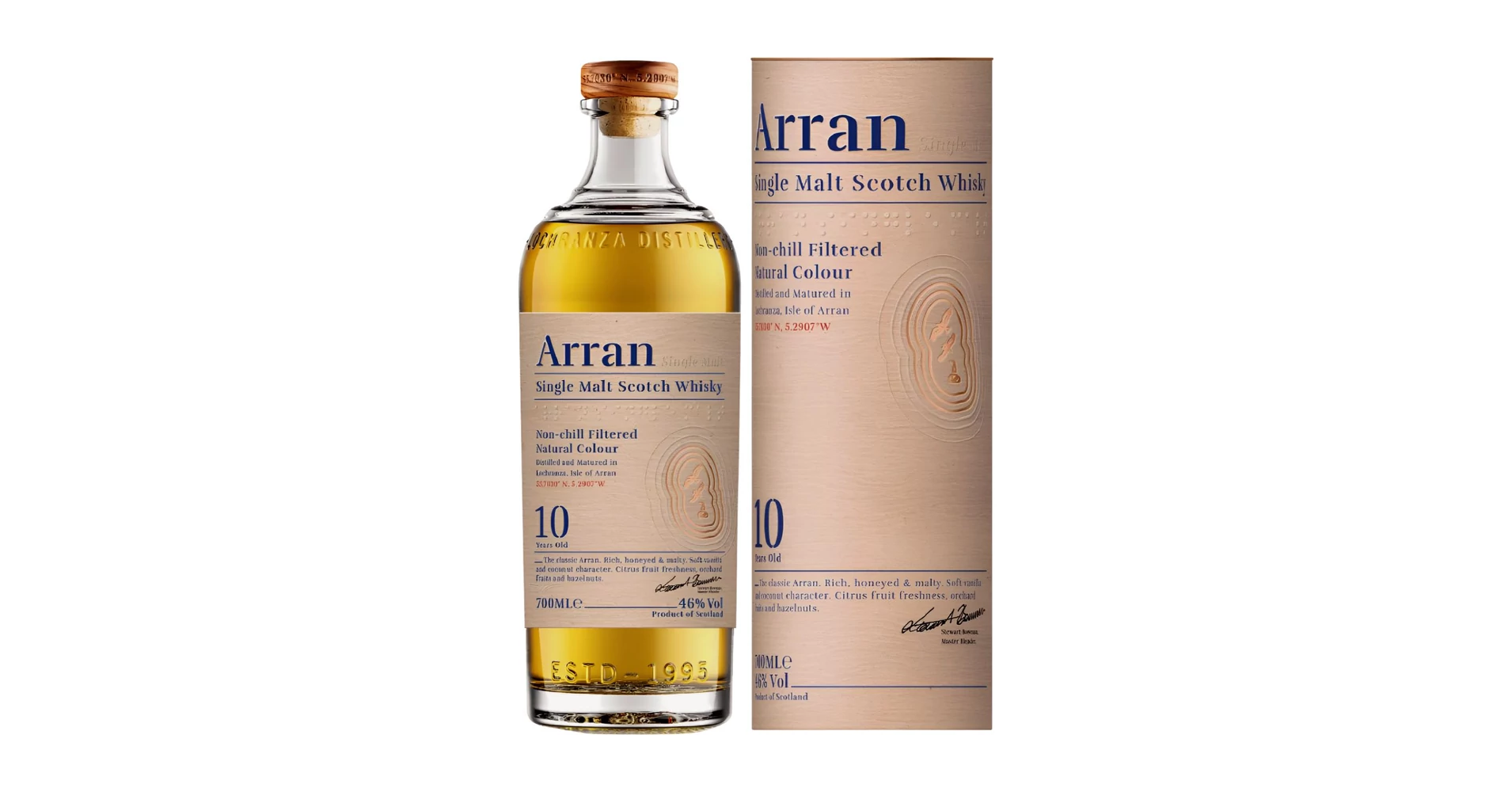 Arran 10 éves Single Malt Whisky – Gyümölcsös skót whisky