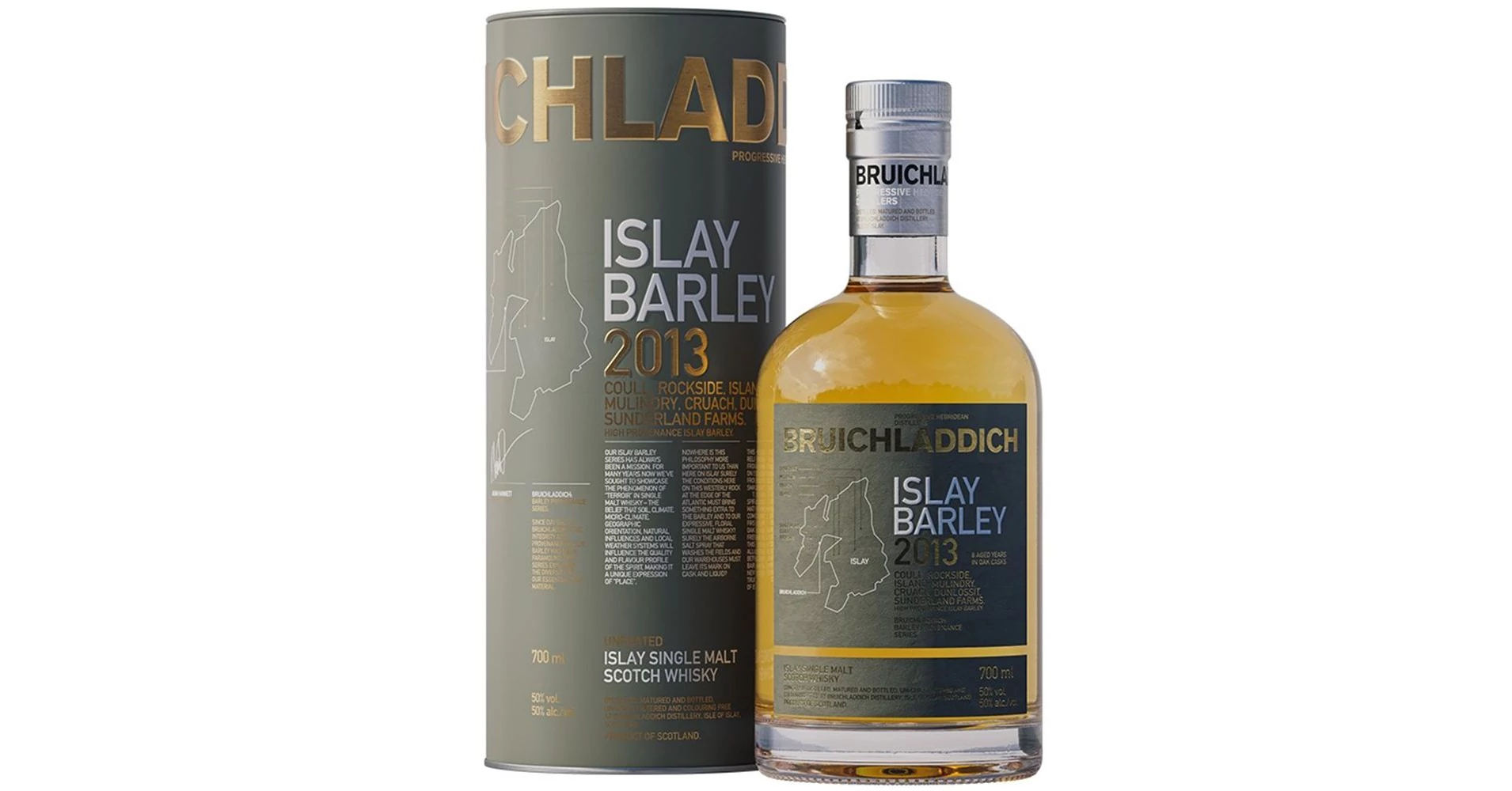 Bruichladdich 2013 Islay Barley whisky DRS (0,7L / 50
