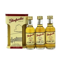 Glenfarclas Tripack Mini 15-21-25 (3*0,05L / 46% és 2*43%)