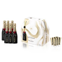 Moët &amp; Chandon Brut Impérial EOY23 6 db kiöntő tölcsérrel (6x0,2L)