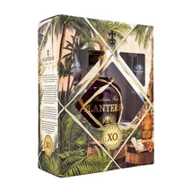 Planteray XO 20th Anniversary rum 2 hosszúszárú pohárral ÚJ (0,7L / 40%)