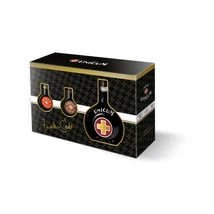 Unicum (0,7L / 40%) + Unicum Orange Bitter (0,04L / 34,5%) + Unicum Barista (0,04L / 34,5%)