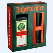Jägermeister ajándékcsomag 2 shot pohárral DRS (0,7L / 35%)