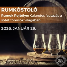 Rumkóstoló - Rumok Rejtélye: Kalandos ízutazás a sötét tónusok világában - 2026.01.29. (csütörtök)