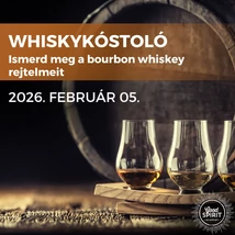 Whiskykóstoló - Ismerd meg a bourbon whiskey rejtelmeit - 2026.02.05. (csütörtök)