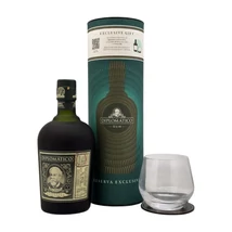 Diplomatico Exclusiva rum díszdobozban pohárral és alátéttel DRS (0,7L / 40%)