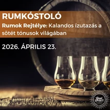 Rumkóstoló - Rumok Rejtélye: Kalandos ízutazás a sötét tónusok világában - 2026.04.23. (csütörtök)