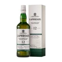 Laphroaig 12 éves whisky DRS (0,7L / 46%)