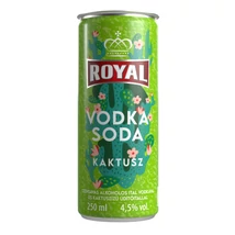 Royal Vodka Soda Kaktusz RTD DRS (0,25L/ 4,5%)