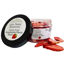 G&amp;T Botanicals Liofilizált Szeletelt Eper kis tégelyes (10g)