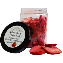 G&amp;T Botanicals Liofilizált Szeletelt Eper közepes tégelyes (18g)