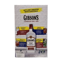 Gibson’s gin ajándékcsomag 1 pohárral DRS (0,7L / 37,5%)