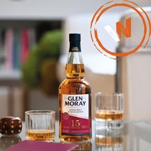 Glen Moray 15 éves whisky DD (0,7L / 40%)