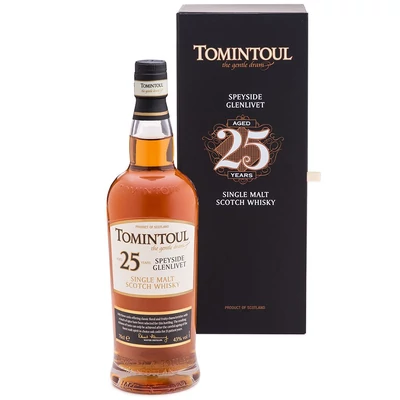 Tomintoul 25 éves whisky (0,7L / 43%)