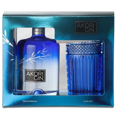 Akori gin díszdobozban 1 pohárral DRS (0,7L / 42%)