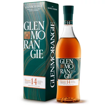 Glenmorangie Quinta Ruban 14 éves whisky díszdobozban ÚJ DRS (0,7L / 46%)