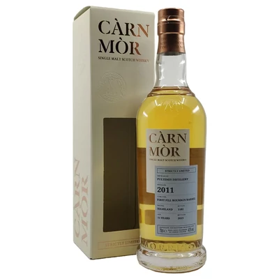 Pulteney 11 éves Cárn Mór Strictly Limited whisky (0,7L / 47,5%)