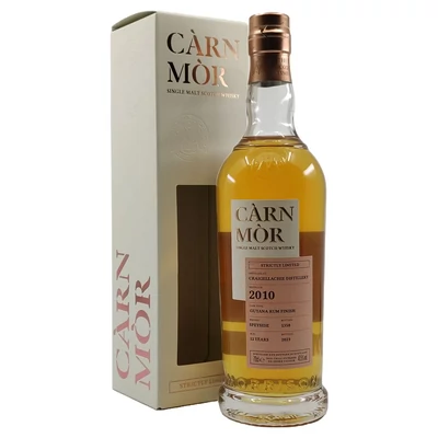 Craigellachie 2010 12 éves Guyana rum finish Cárn Mór Strictly Limited whisky (0,7L / 47,5%)