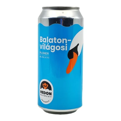 Hedon Balatonvilágosi dobozos sör DRS (0,44L / 5%)