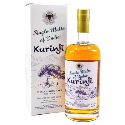 Kurinji Single Malts of India whisky (0,7L / 46%)