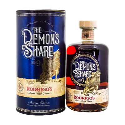 The Demons Share 9 éves Rodrigo's Reserve Limited edition rum DRS (0,7L / 40%)
