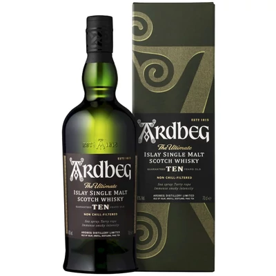 Ardbeg 10 éves whisky DRS (0,7L / 46%)