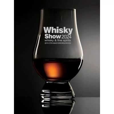 Glencairn Kristálypohár - Whisky Show 2024 Budapest logóval