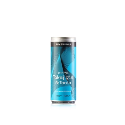 SevenHills Tokaj Gin & tonic RTD DRS (0,25L / 4,9%)