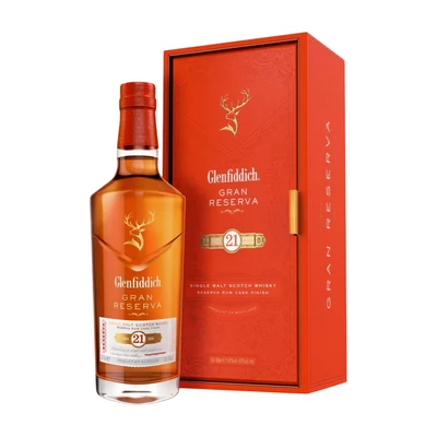 Glenfiddich 21 éves Gran Reserva whisky (0,7L / 43,2%)