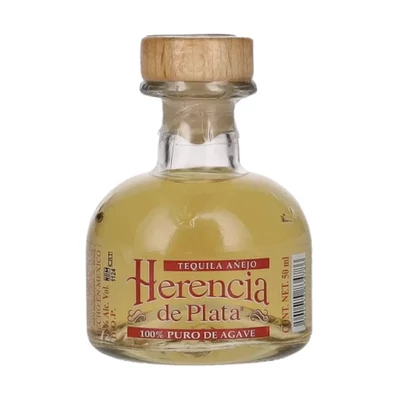 Herencia de Plata 100% agave anejo tequila mini (0,05 / 38%)