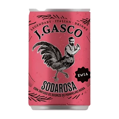 J.Gasco Sodarosa Grapefruit Soda - Evia dobozos DRS (0,15l)