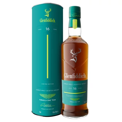 Glenfiddich 16 éves Aston Martin Limited Edition whisky DRS (0,7L / 43%)