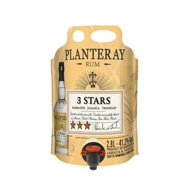 Planteray 3 Stars Eco Pouch rum (2,8L / 41,2%)