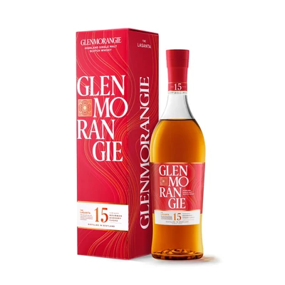 Glenmorangie Lasanta 15 éves díszdobozban whisky DRS (0,7L / 43%)