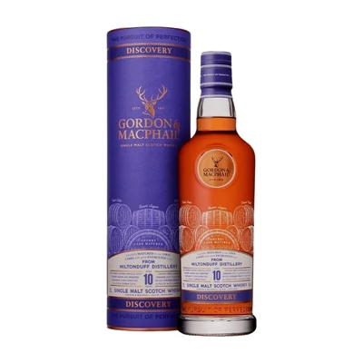 Miltonduff 10 éves Sherry Gordon&MacPhail Discovery whisky DRS (0,7L / 43%)