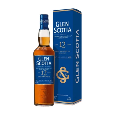 Glen Scotia 12 éves whisky DRS (0,7L / 46%)
