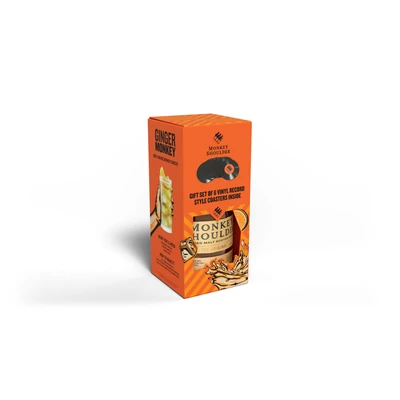 Monkey Shoulder whisky ajándékcsomag poháralátéttel DRS (0,7L / 40%)