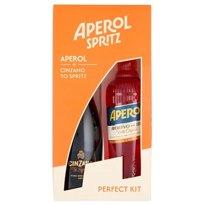Aperol (0,7L / 11%) + Cinzano To-Spritz (0,75L / 11,5%) DRS
