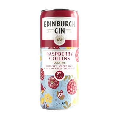 Edinburgh Gin Raspberry Collins RTD DRS (0,25L / 2%)