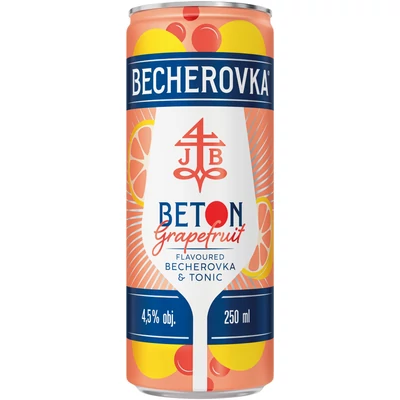 Becherovka BETON Grapefruit RTD DRS (0,25L/ 4,5%)