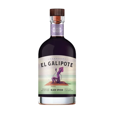 El Galipote Black Spiced rum spirit drink DRS (0,7L / 35%)