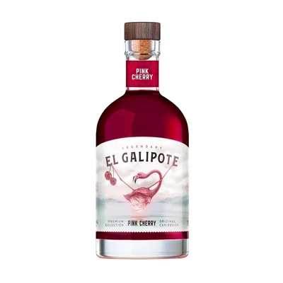 El Galipote Pink Cherry rum spirit drink DRS (0,7L / 35%)