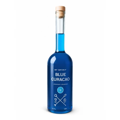 By Spirit Blue Curacao likőr DRS (0,7L / 18%)